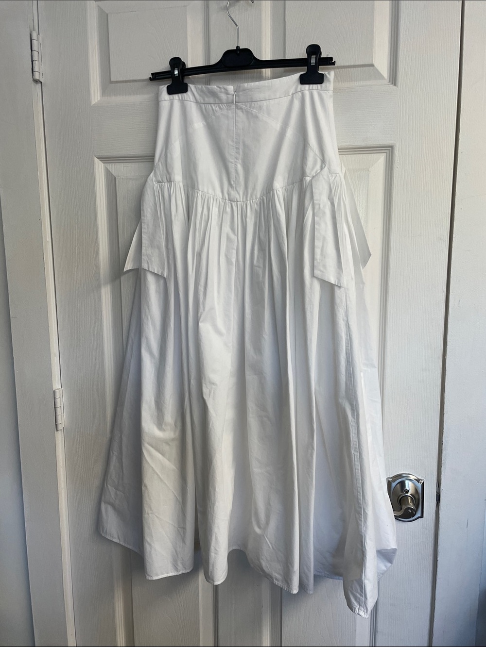 Aleonor Poplin Side Tie Maxi Skirt - Picture 5 of 6